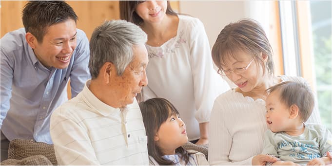 高齢者とご家族